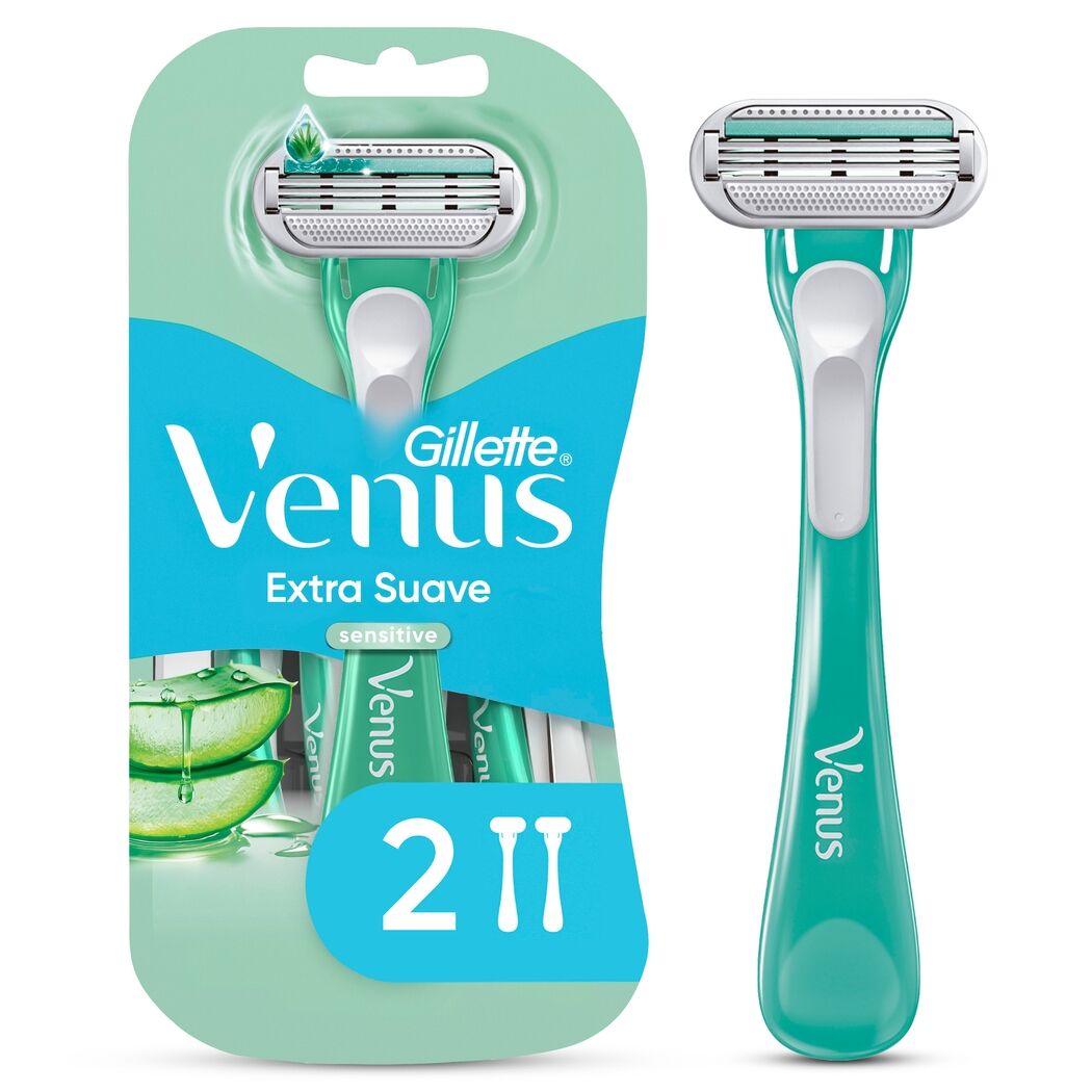 Máquina Afeitar Mujer Gillette Venus Sensitive 2 Unidades