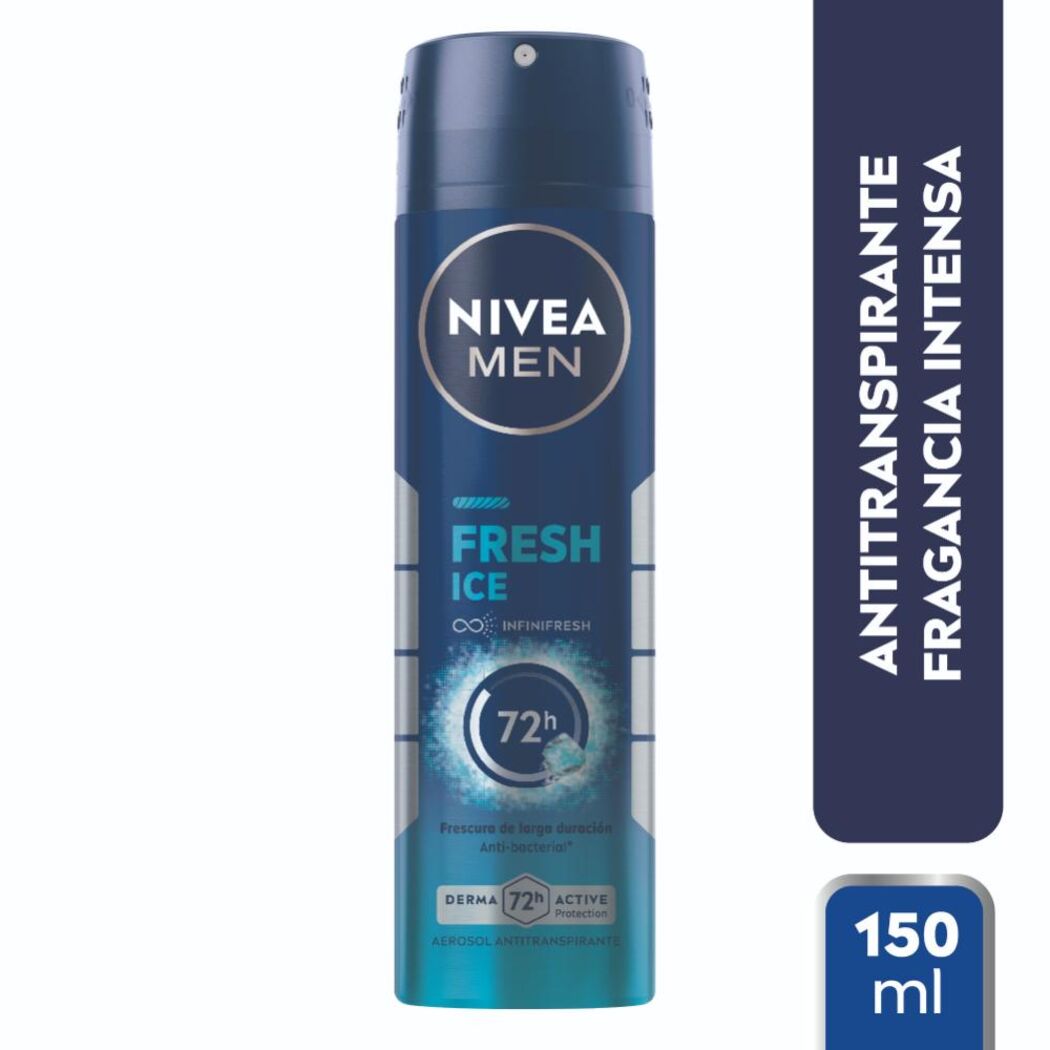 NIVEA MEN Desodorante Spray Fresh Ice 150ml
