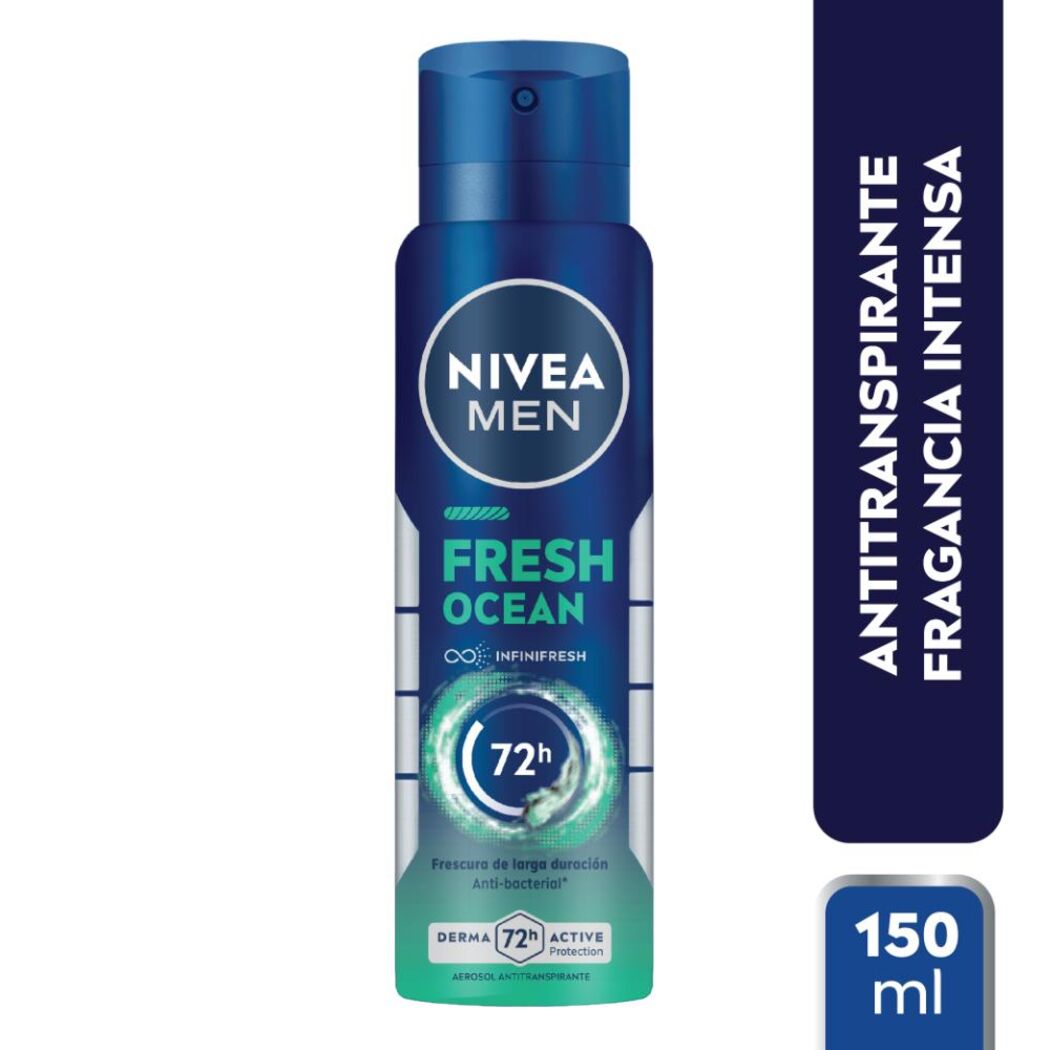 NIVEA MEN Desodorante Spray Fresh Ocean 150ml