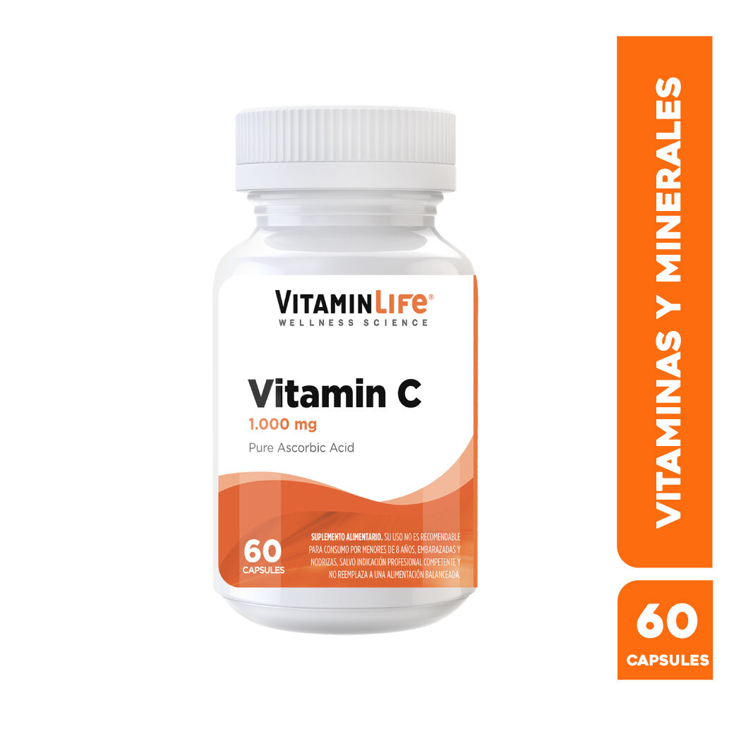 VitaminLife Vitamin C 1000mg 60 Cápsulas
