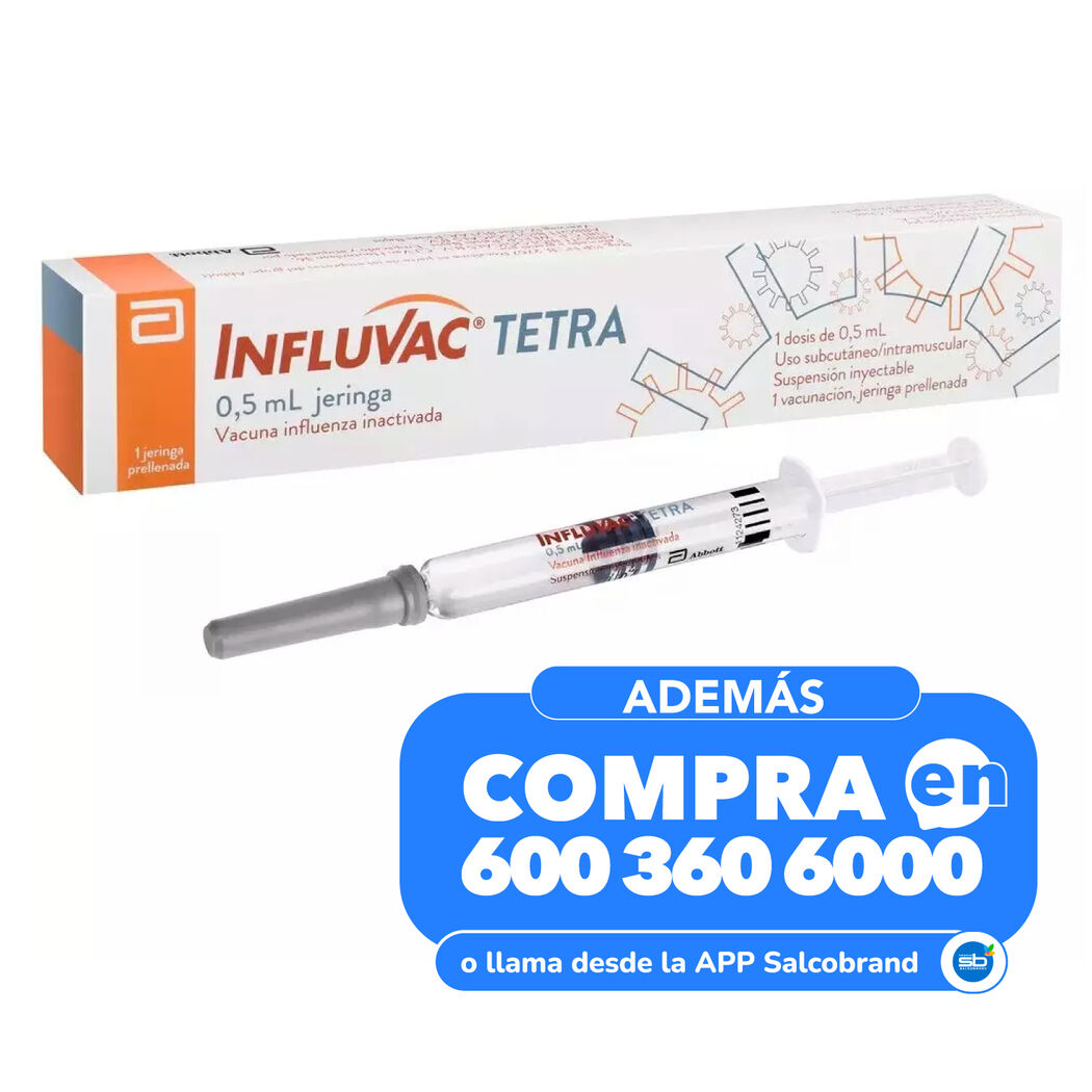 Influvac Tetra 0.5ml 1 Jeringa Prellenada