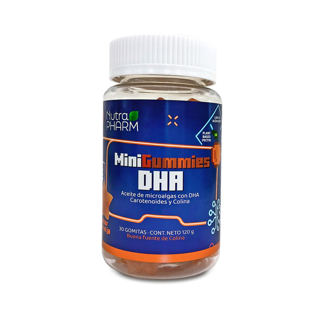 Mini Gummies DHA Sabor Naranja 30 Gomitas