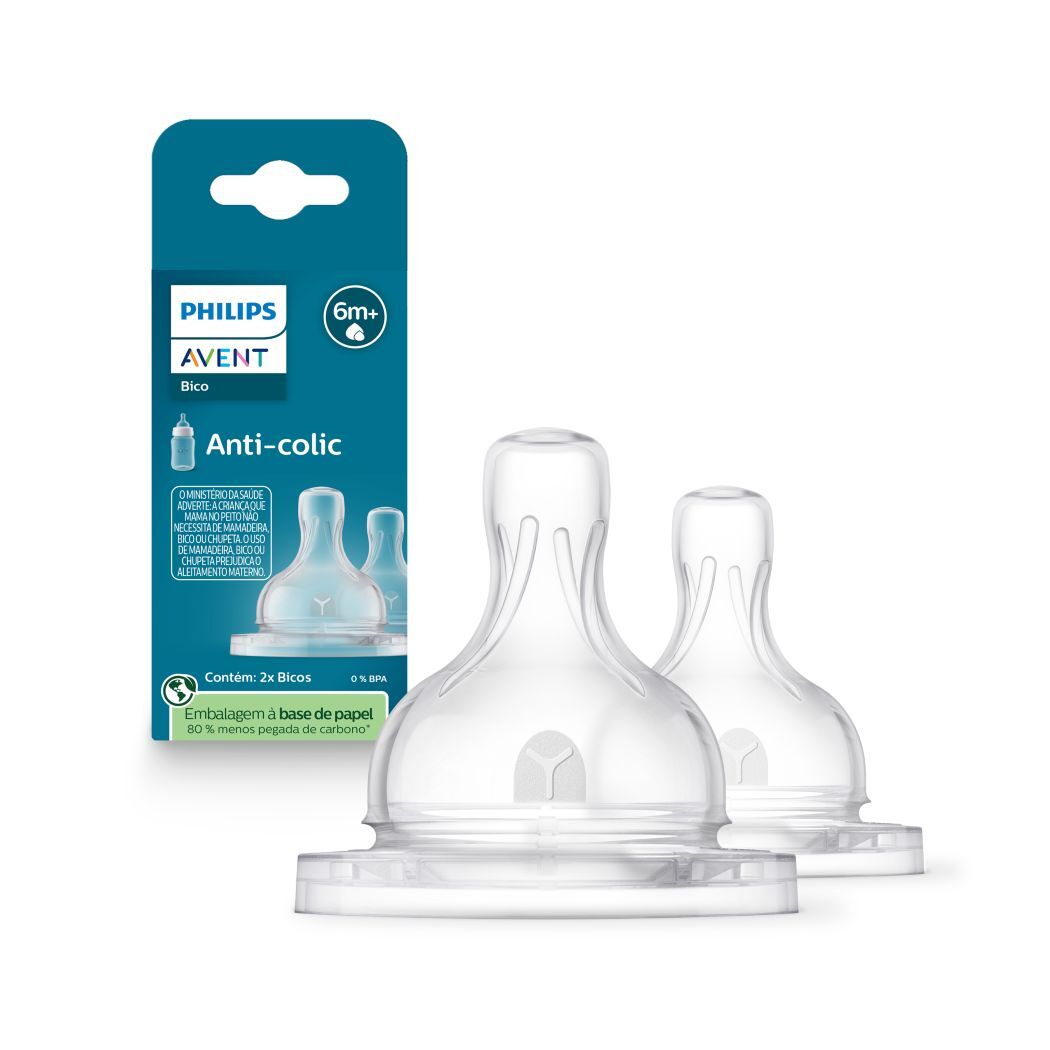 Tetinas Avent Anticolic Líquidos Espesos 6m+ SCY766/02