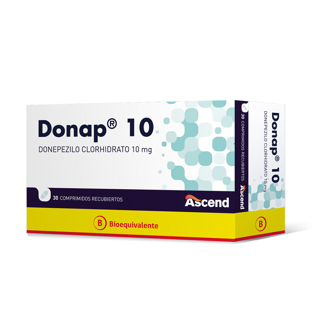 Donap Donepezilo 10mg 30 Comprimidos