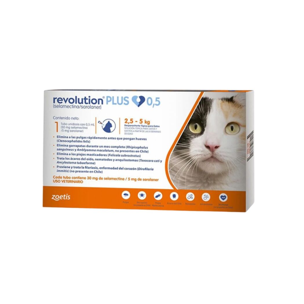 Revolution Plus 2.5 - 5 kg 1 Pipeta