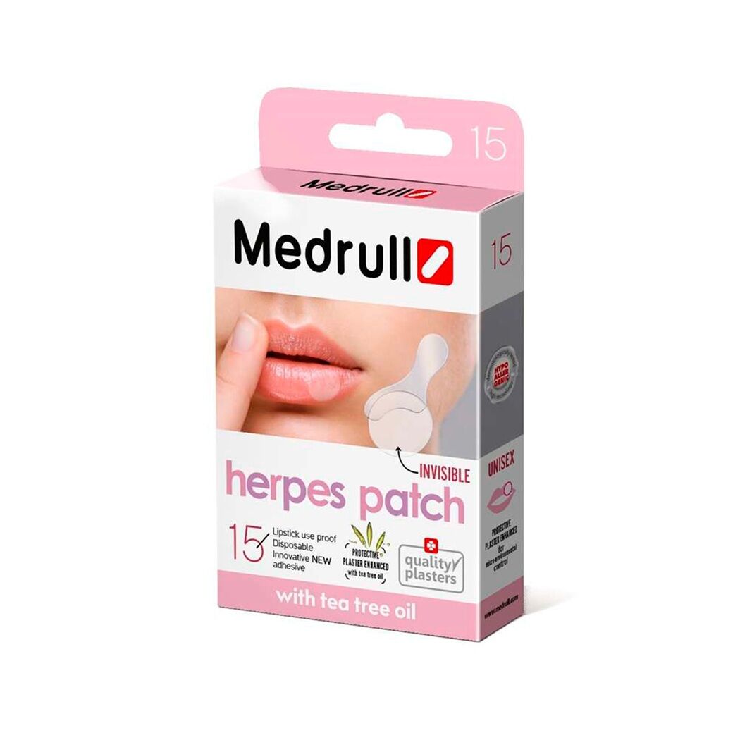 Medrull Parches para el Herpes Labial 15 Unidades