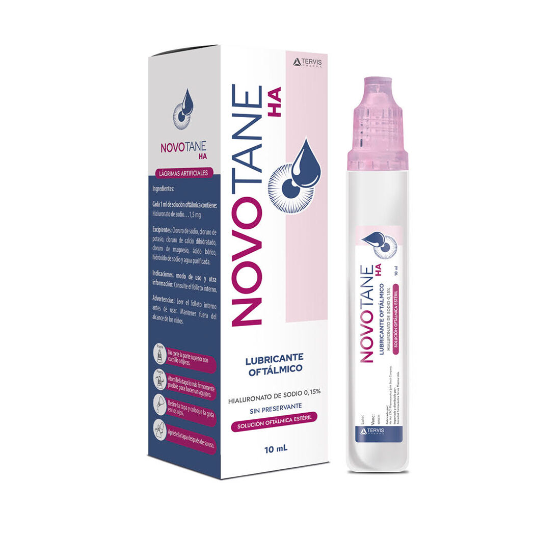 Novatene HA Hialuronato Sódico 0.15% Lubricante Oftálmico 10ml