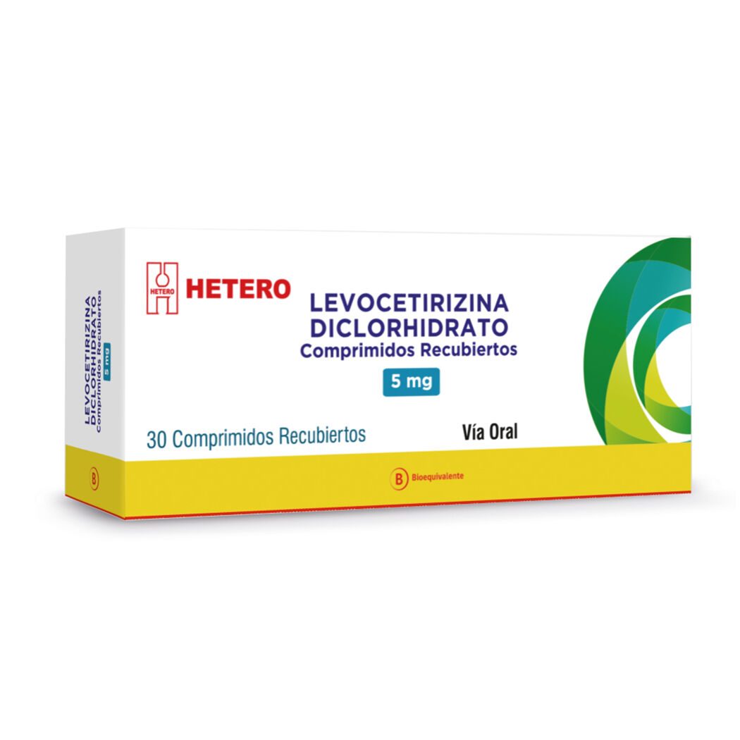 Levocetirizina (B) 5mg 30 Comprimidos