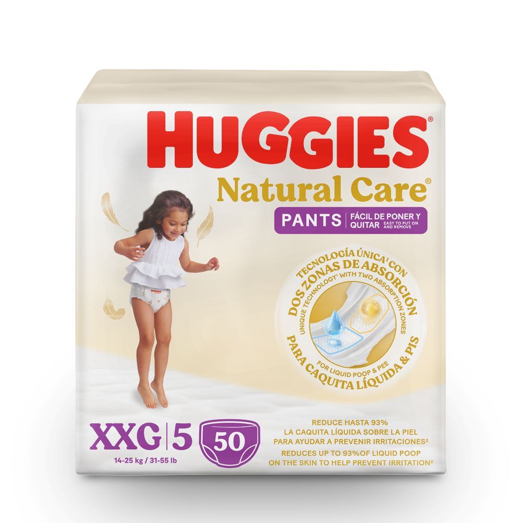 Pañales Huggies Natural Care Pants XXG 50 Unidades