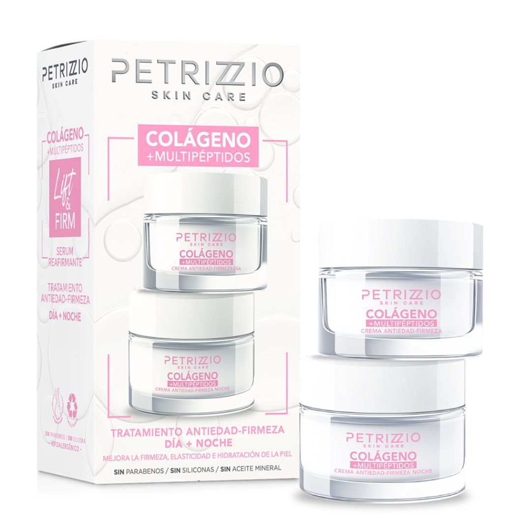 Set Crema Día y Noche Lift & Fit Colágeno + Multipéptidos