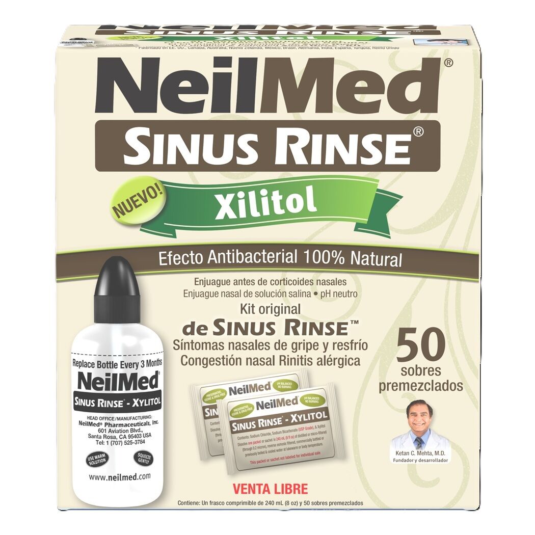 NeilMed Sinus Rinse Xylitol Kit 50 Sobres