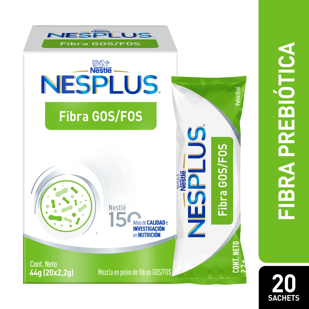 Prebioticos NESPLUS® Fibra GOS / FOS 44 g (20 Sobres)