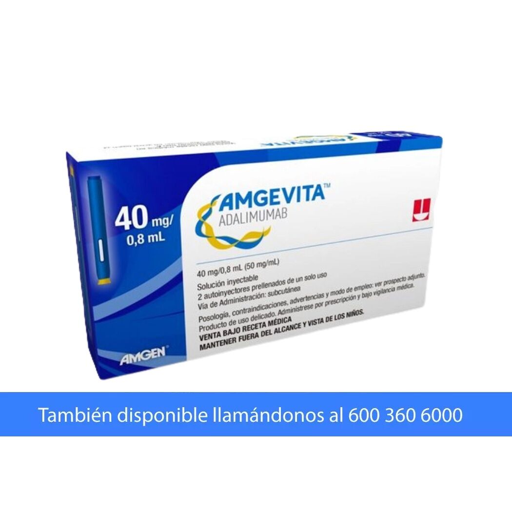 Amgevita 40mg/0.8ml Inyectable 2 Autoinyectores