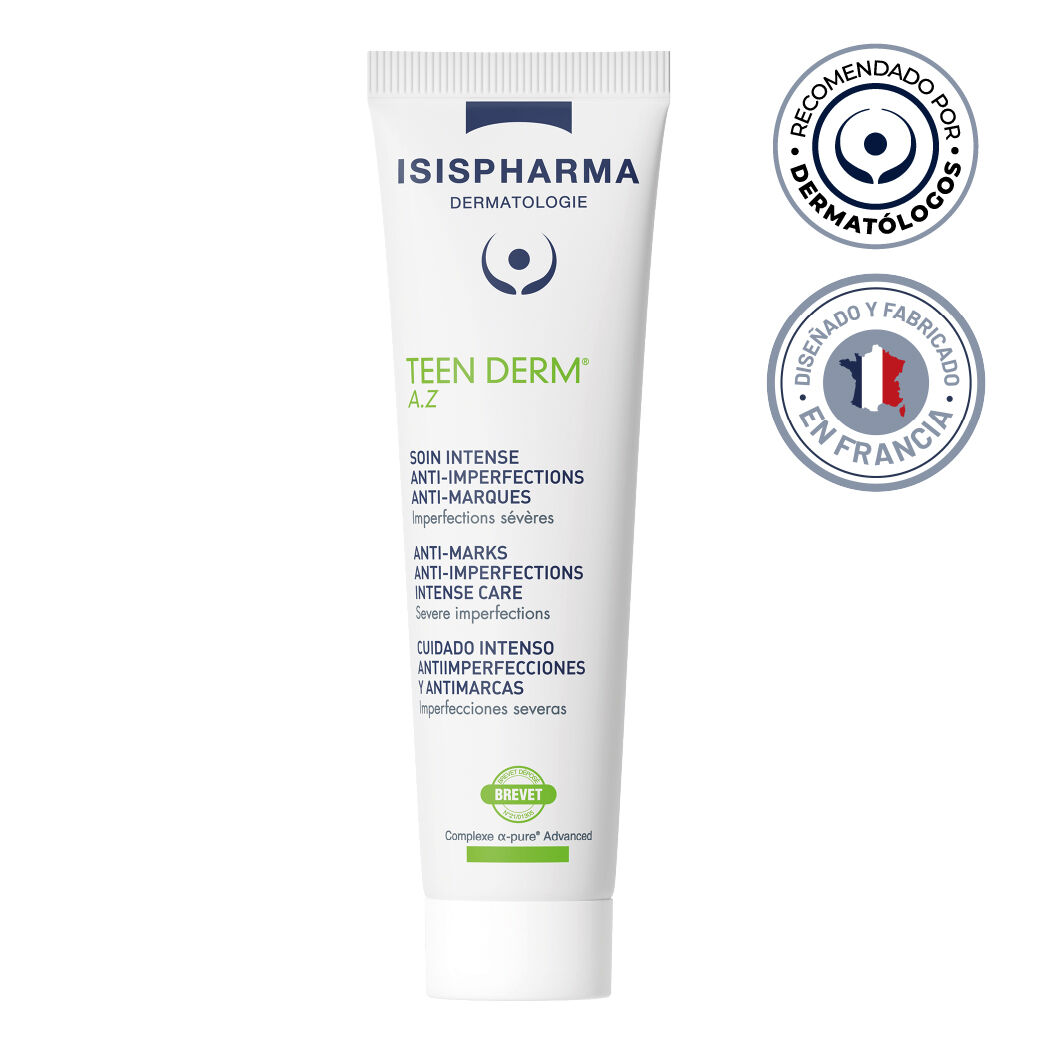 Fluido anti-imperfecciones e antimarcas TEEN DERM A.Z 30ml