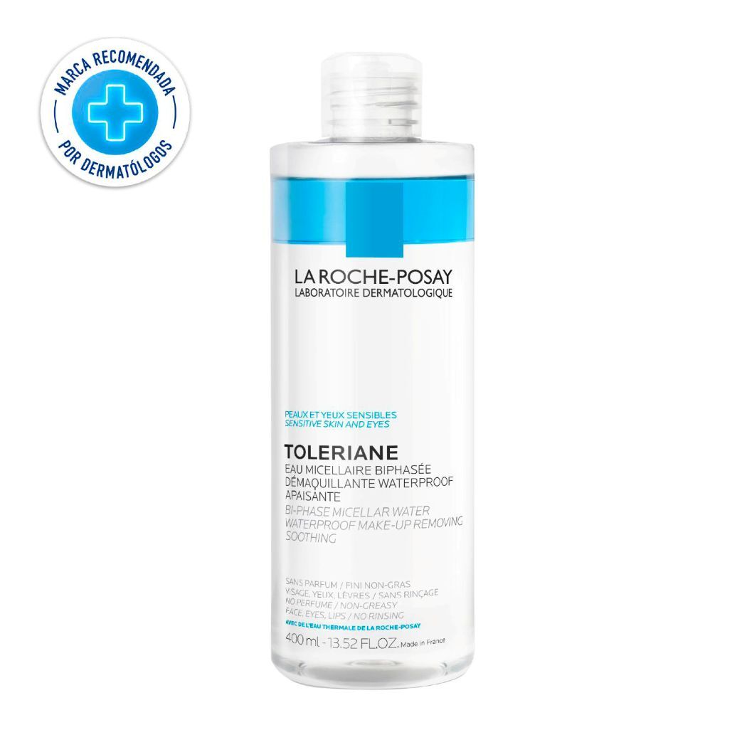 Agua Micelar Toleriane Bifásica La Roche-Posay 400ml         