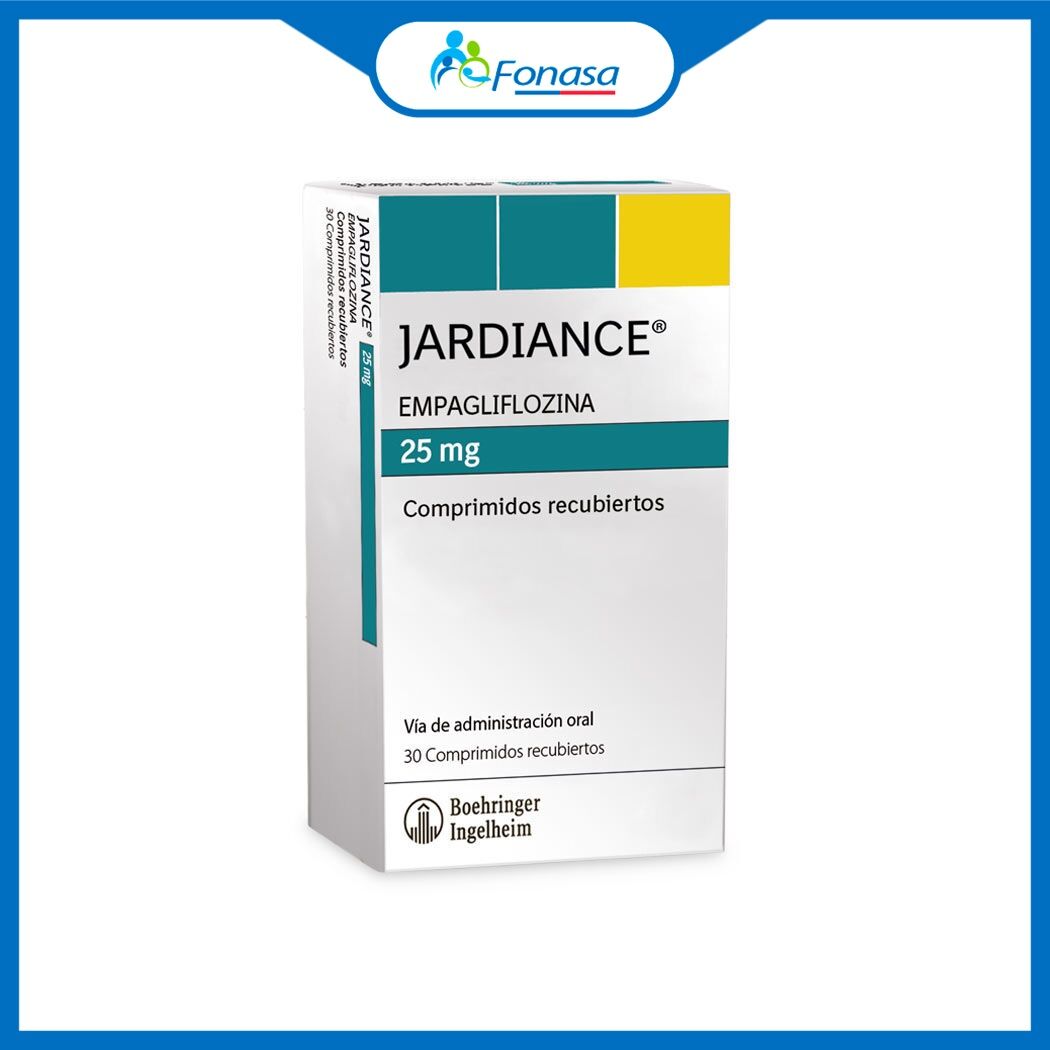 Jardiance Empagliflozina 25mg 30 Comprimidos Recubiertos