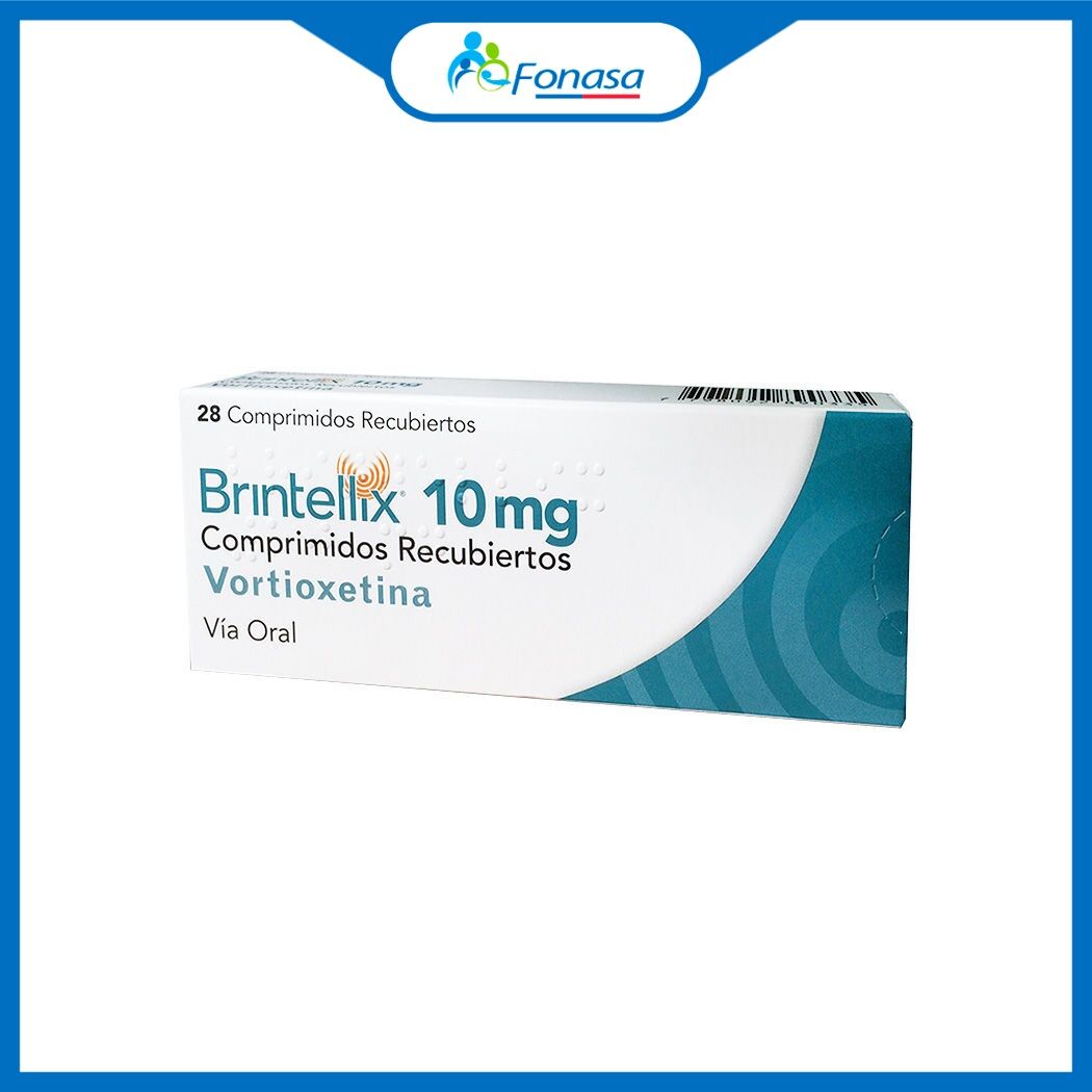 Brintellix Vortioxetina 10mg 28 Comprimidos Recubiertos
