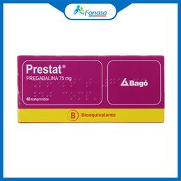 Prestat (B) Pregabalina 75mg 40 Comprimidos