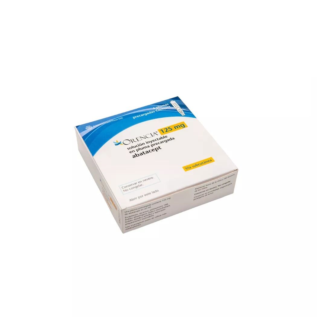 Orencia (R) Abatacept 125mg/ml Inyectable 4 Jeringas Prellenadas