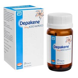 Depakene (R) Ácido Valproico 250mg 25 Cápsulas
