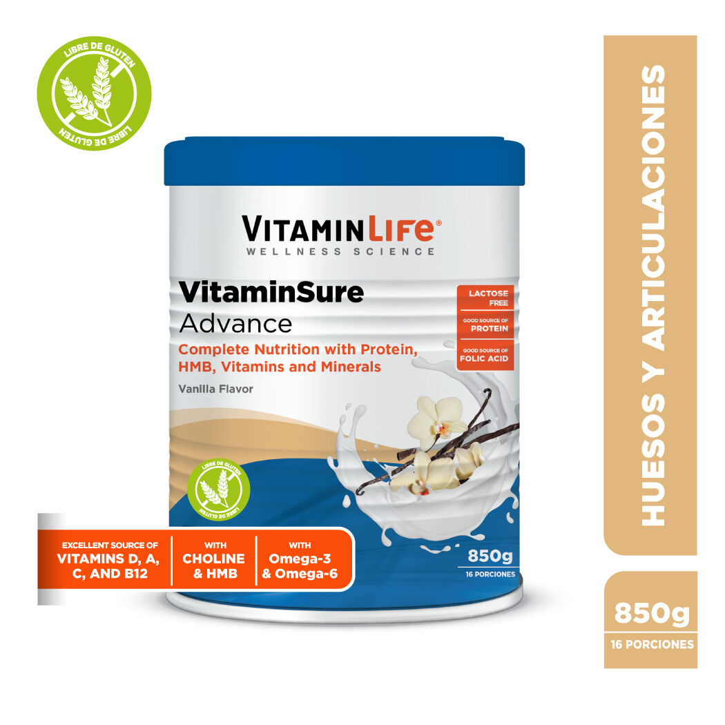 VitaminSure Advance – Sabor Vainilla 850g