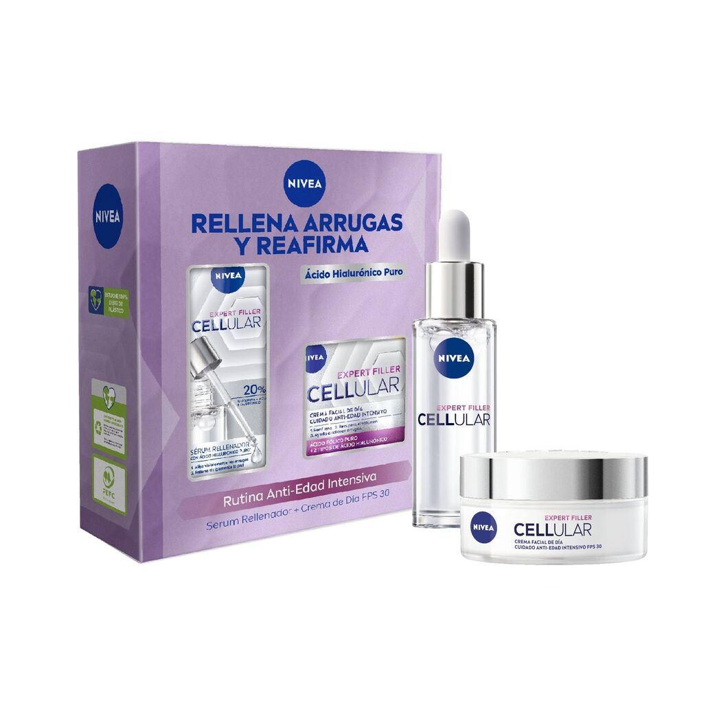 Pack NIVEA DDM26 Cellular Expert Filler Día 50 ml + Serum 30ml