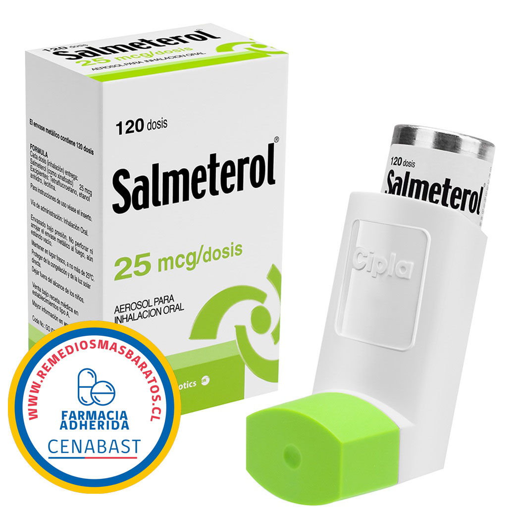 Salmeterol 25mcg/dosis Aerosol Inhalación 120 Dosis - Cenabast