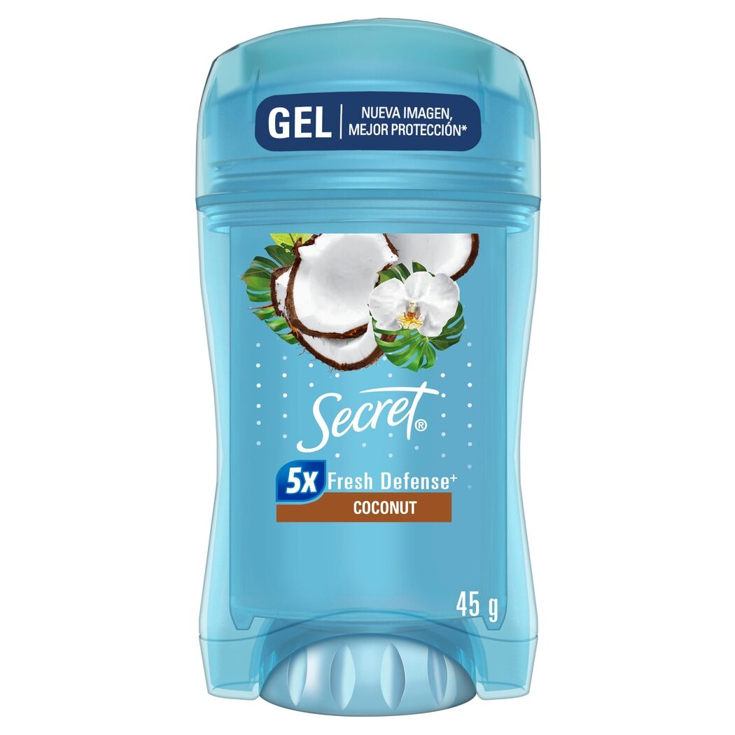 Desodorante Antitranspirante en Gel Secret Coco 45g