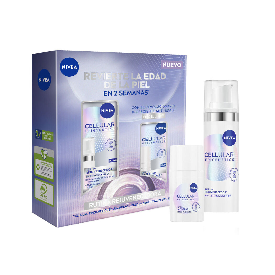 Pack Nivea Sérum Anti Edad Rejuvenece + Epigenetics