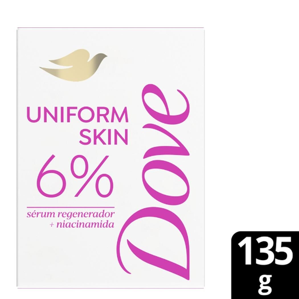 Dove Jabon Barra Tono Uniforme 135g