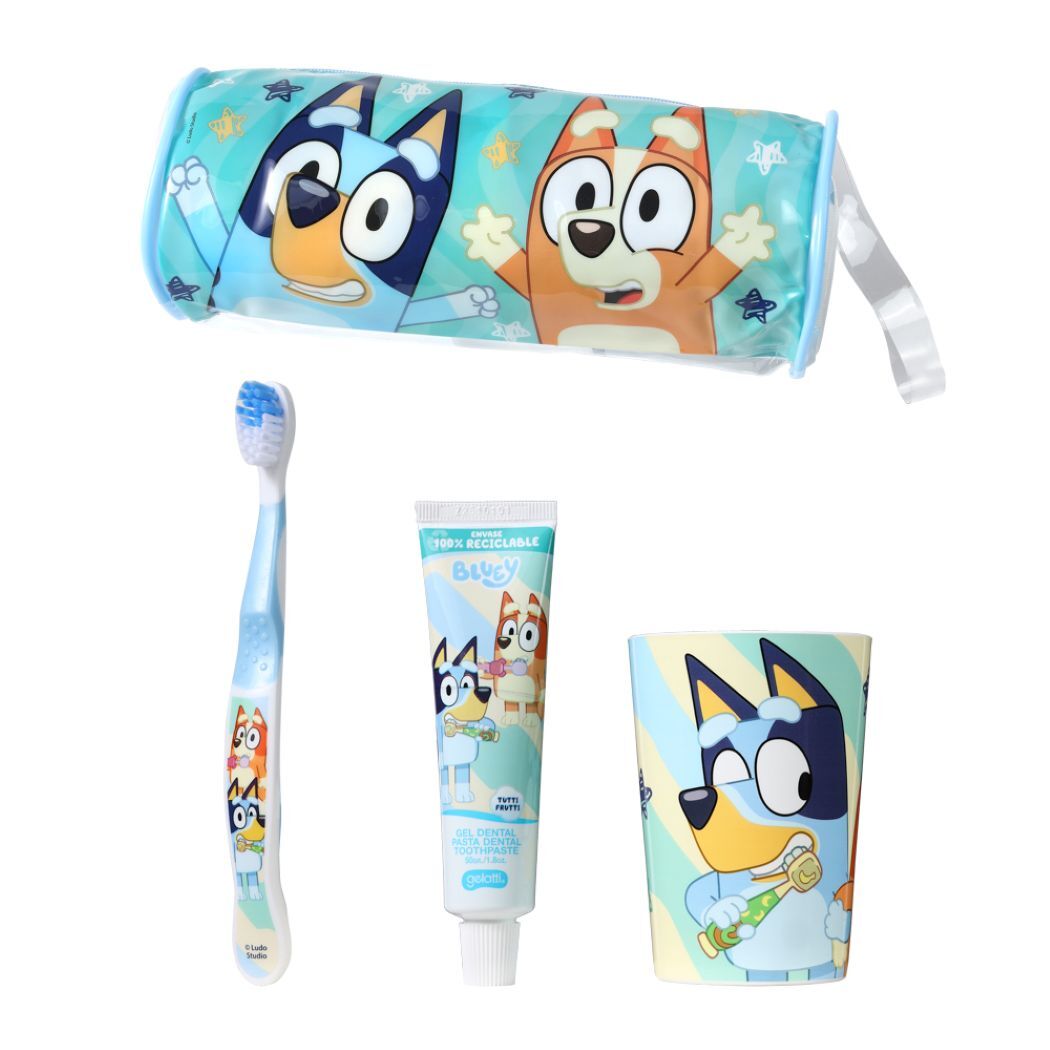 Gelatti Set Crema Dental 50g + Cepillo + Vaso Mix