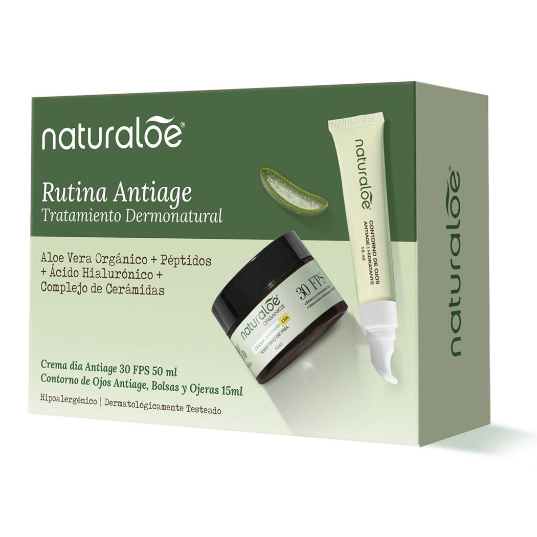Estuche Naturaloe Contorno de Ojos 15ml + Crema Día