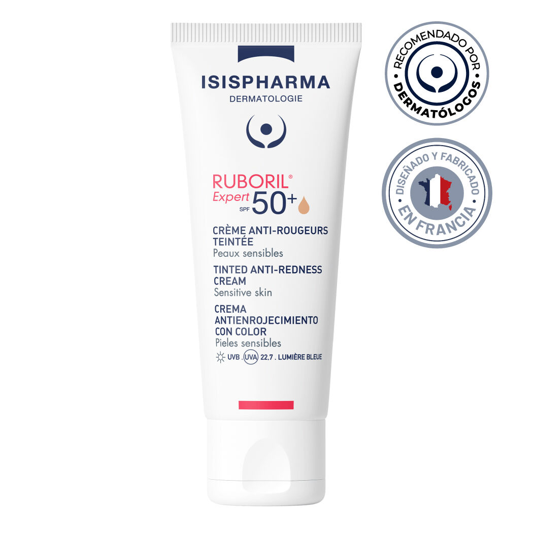 Crema antirojeces SPF50+ RUBORIL Expert- tono medium