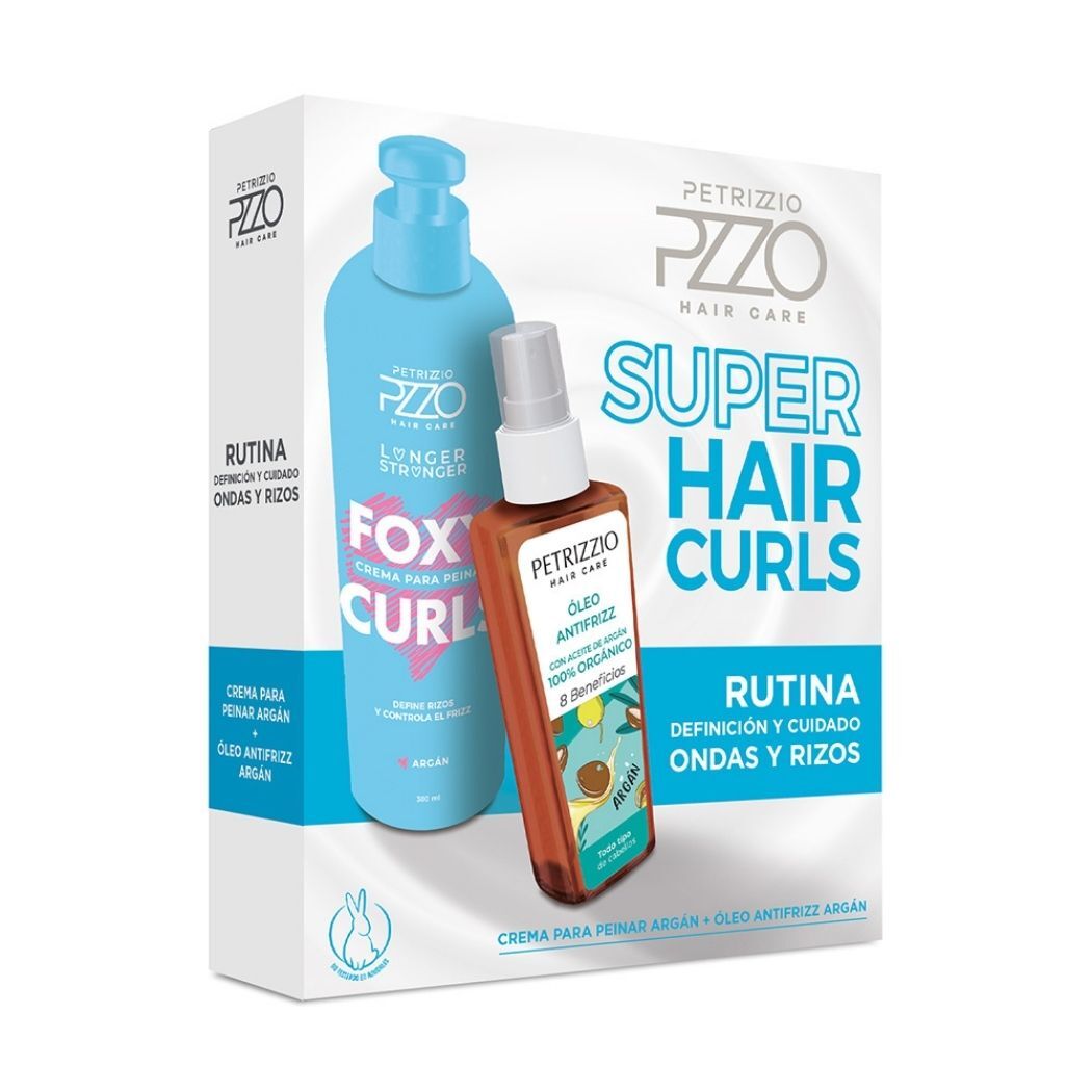 Set Super Hair Curl Crema de Peinar + Óleo