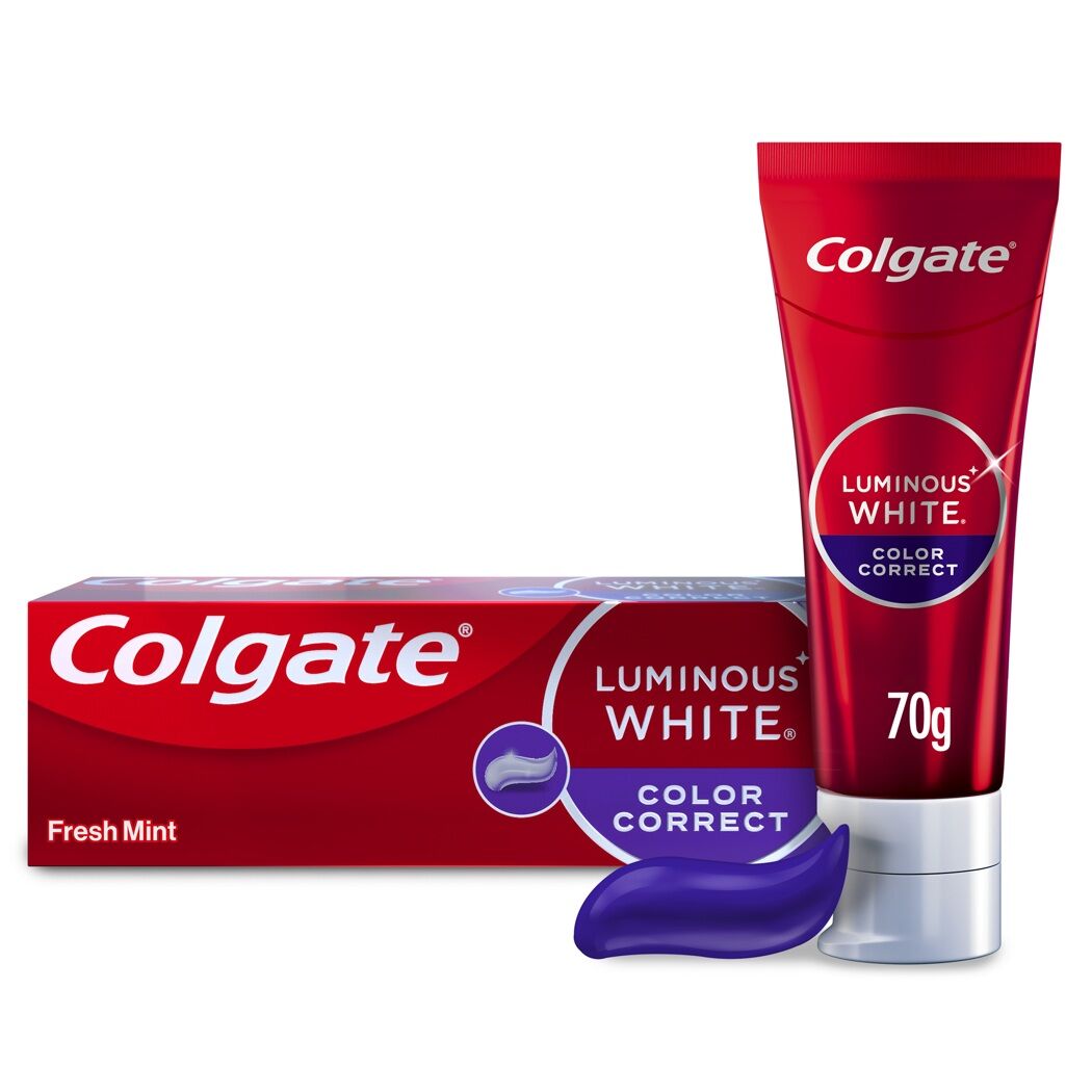 Pasta Dental Colgate Luminous White Color Correct 70g