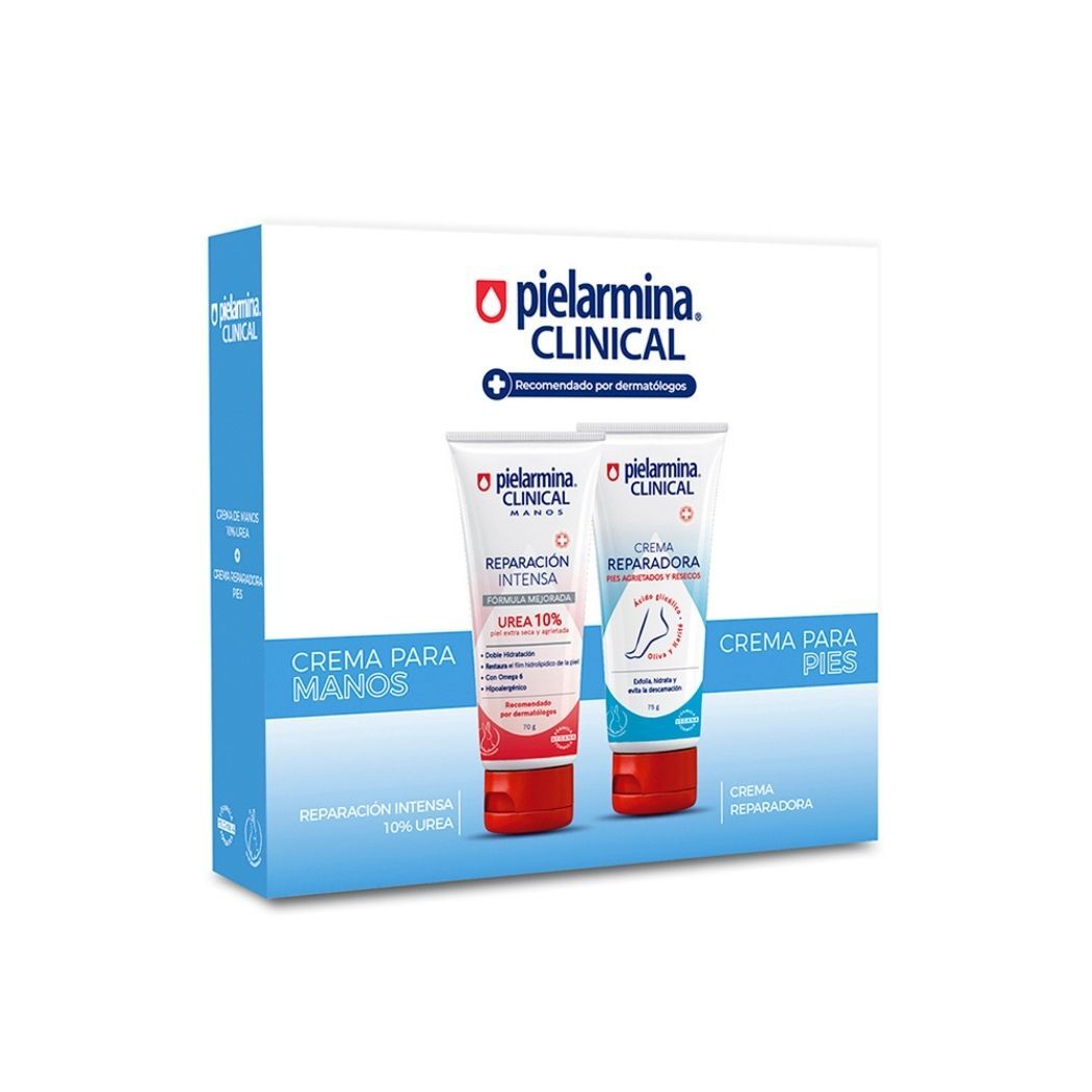 Set Crema Manos y Pies Pielarmina Clinical