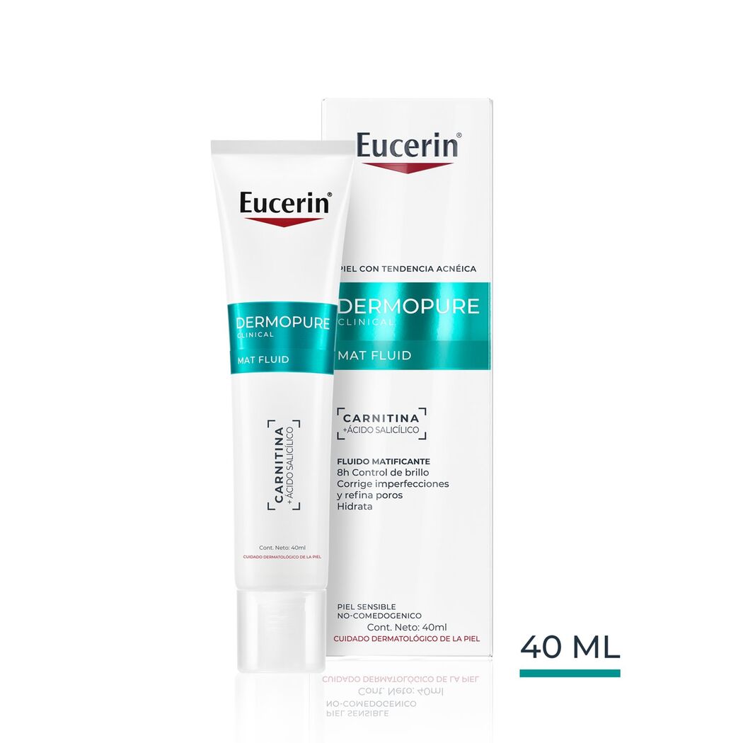 EUCERIN Fluido Facial Dermopure Clinical Matificante Pomo 40ml