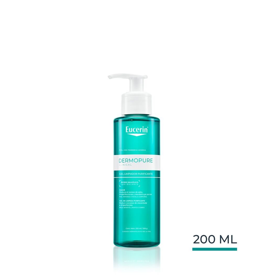 EUCERIN Dermopure Clinical Gel Limpiador Purificante 200ml