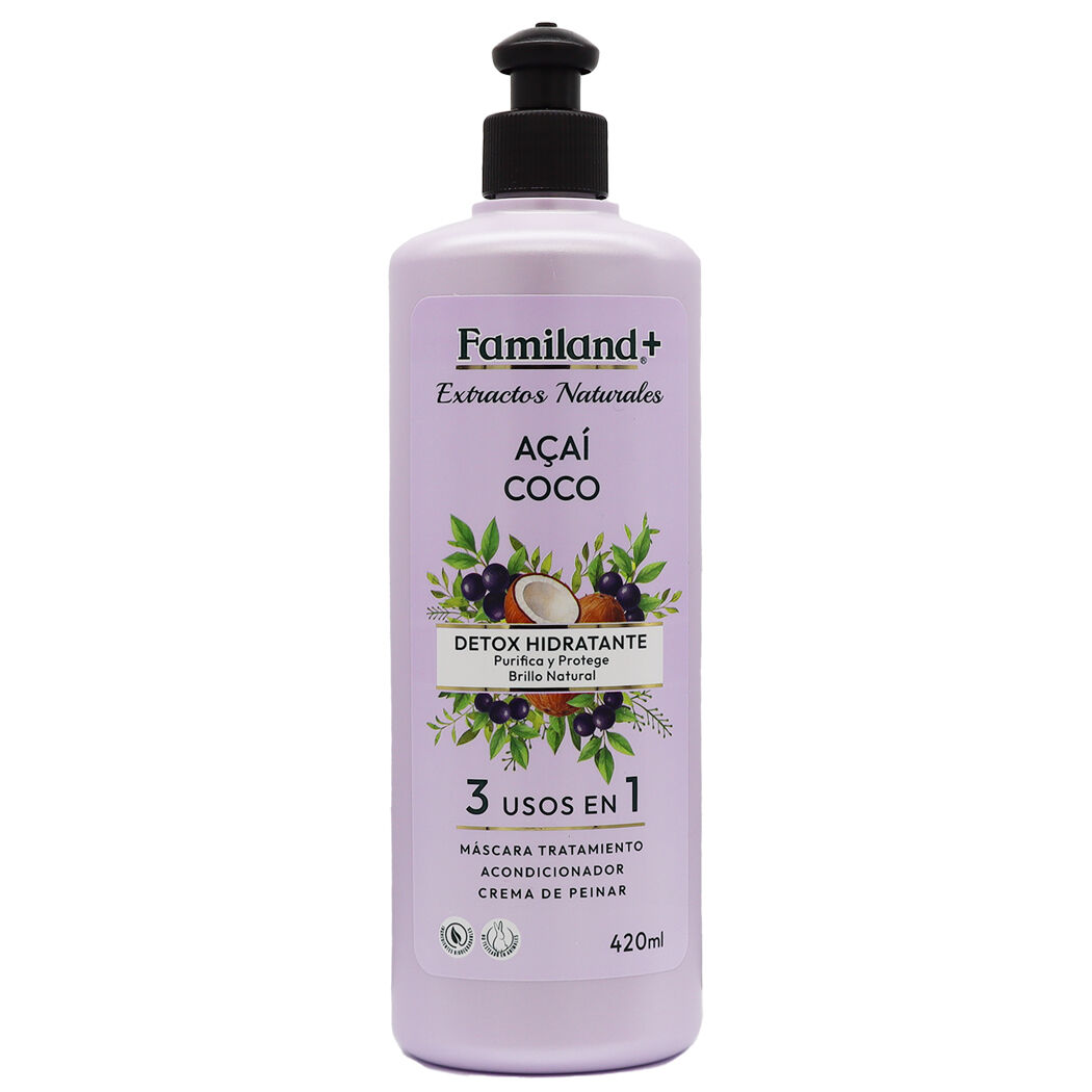 Familand+ Tratamiento Capilar 3 En 1 Acai Coco 420ml