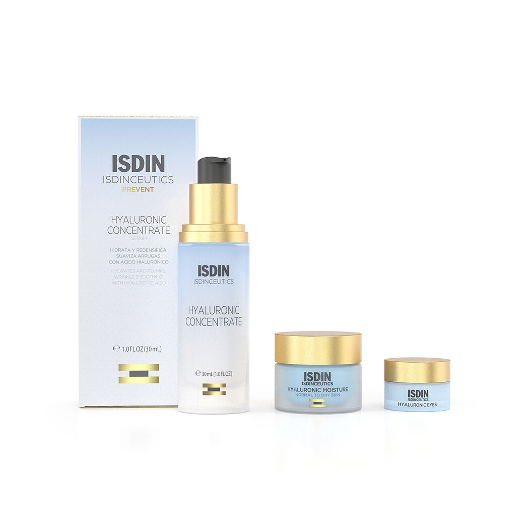 Set Isdinceutics Hyaluronic Concentrate 30ml + Esenciales Hidratación