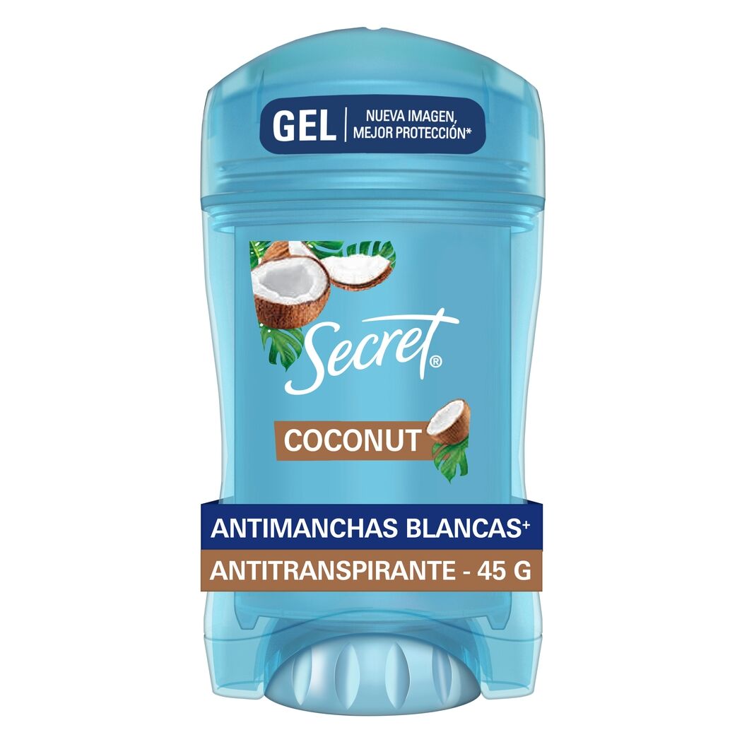Desodorante Antitranspirante en Gel Secret Coco 45g