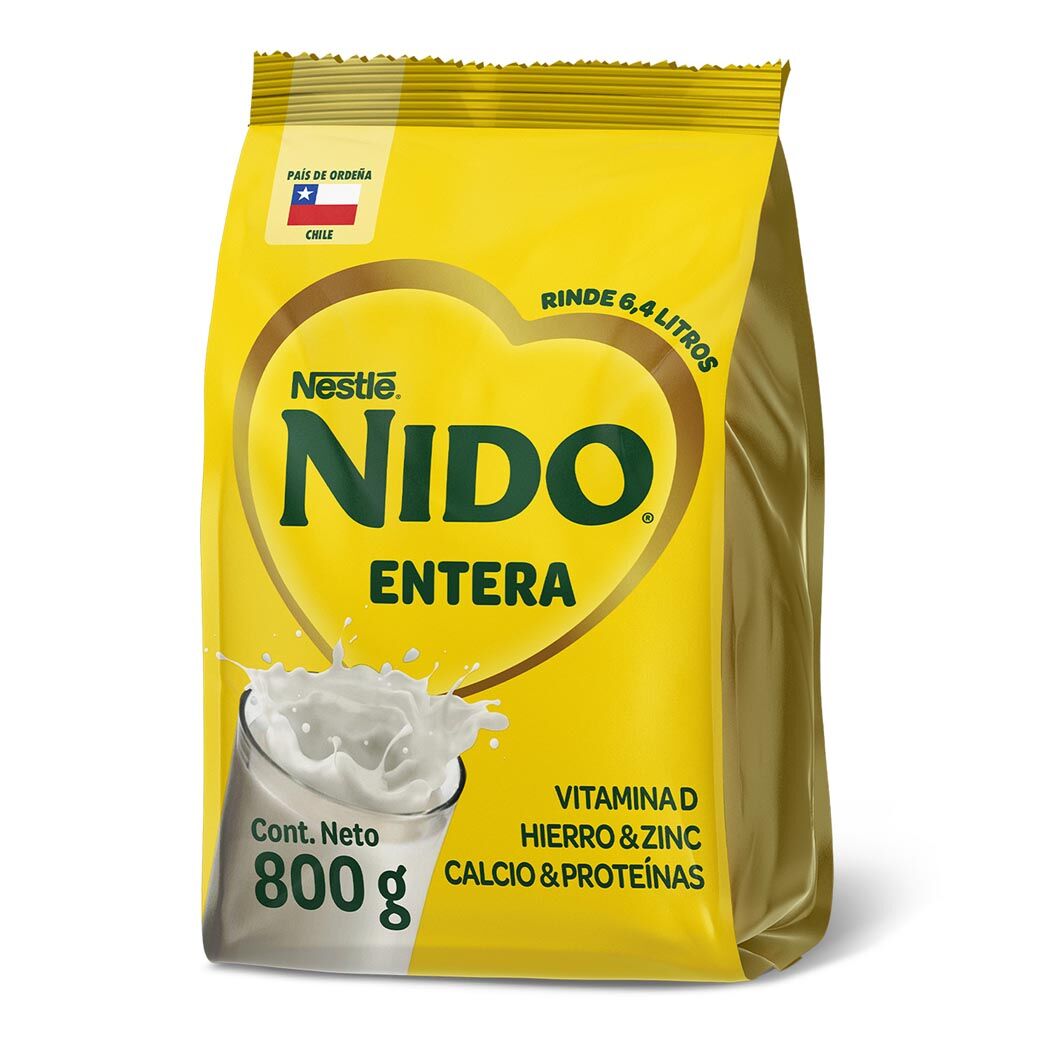 Leche en Polvo Nido Entera 800g