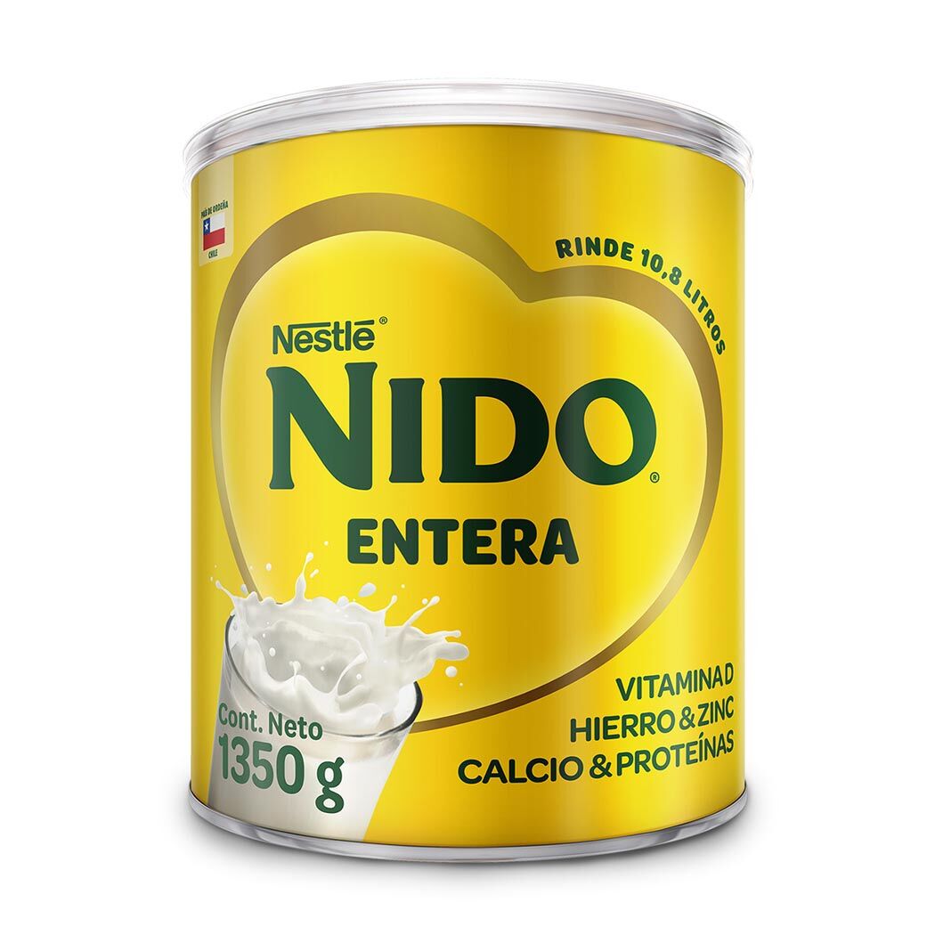 Leche en Polvo Nestlé Nido Entera 1350g