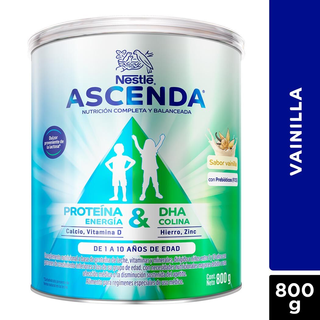 Complemento Nutricional Ascenda Sabor Vainilla 800g