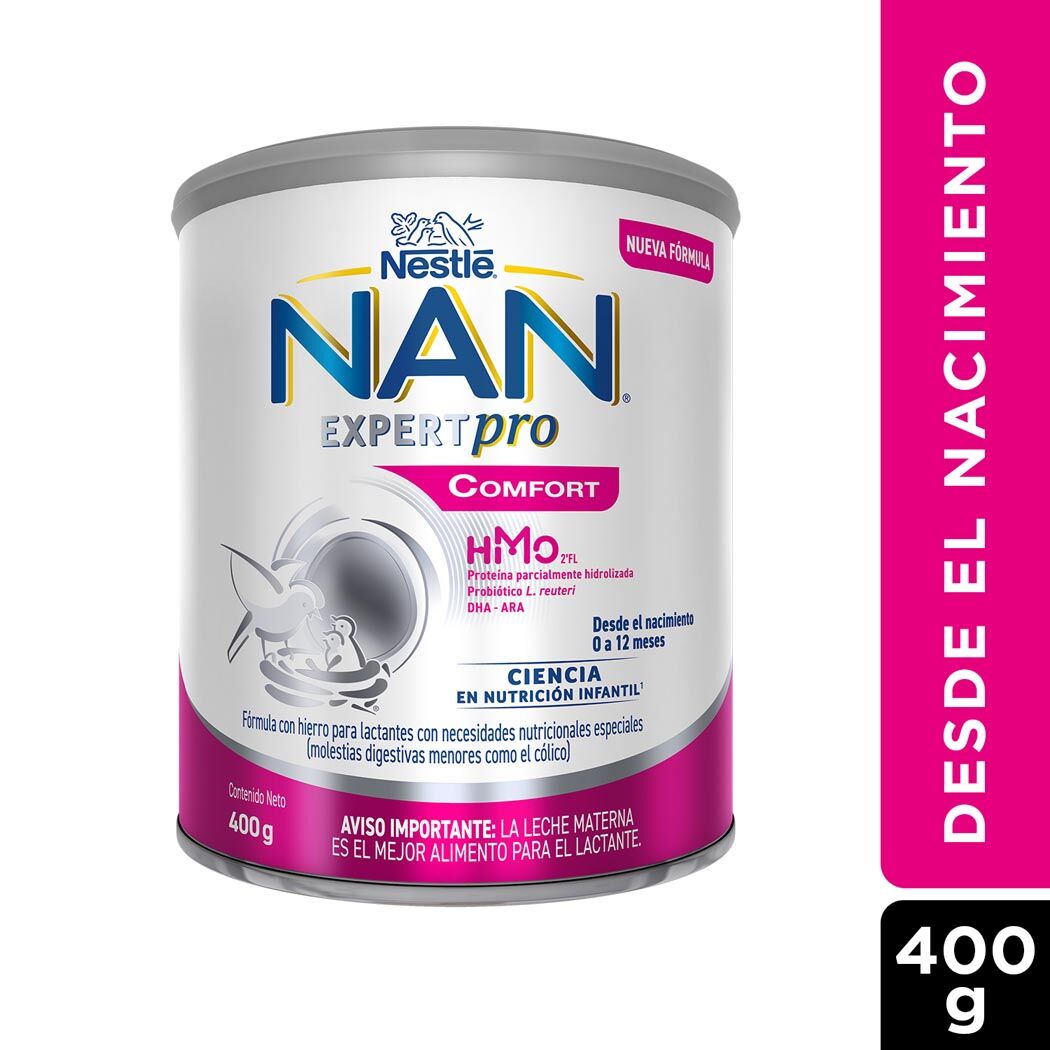 Fórmula Infantil Nestlé Nan Expertpro Comfort Etapas 1 y 2 400g