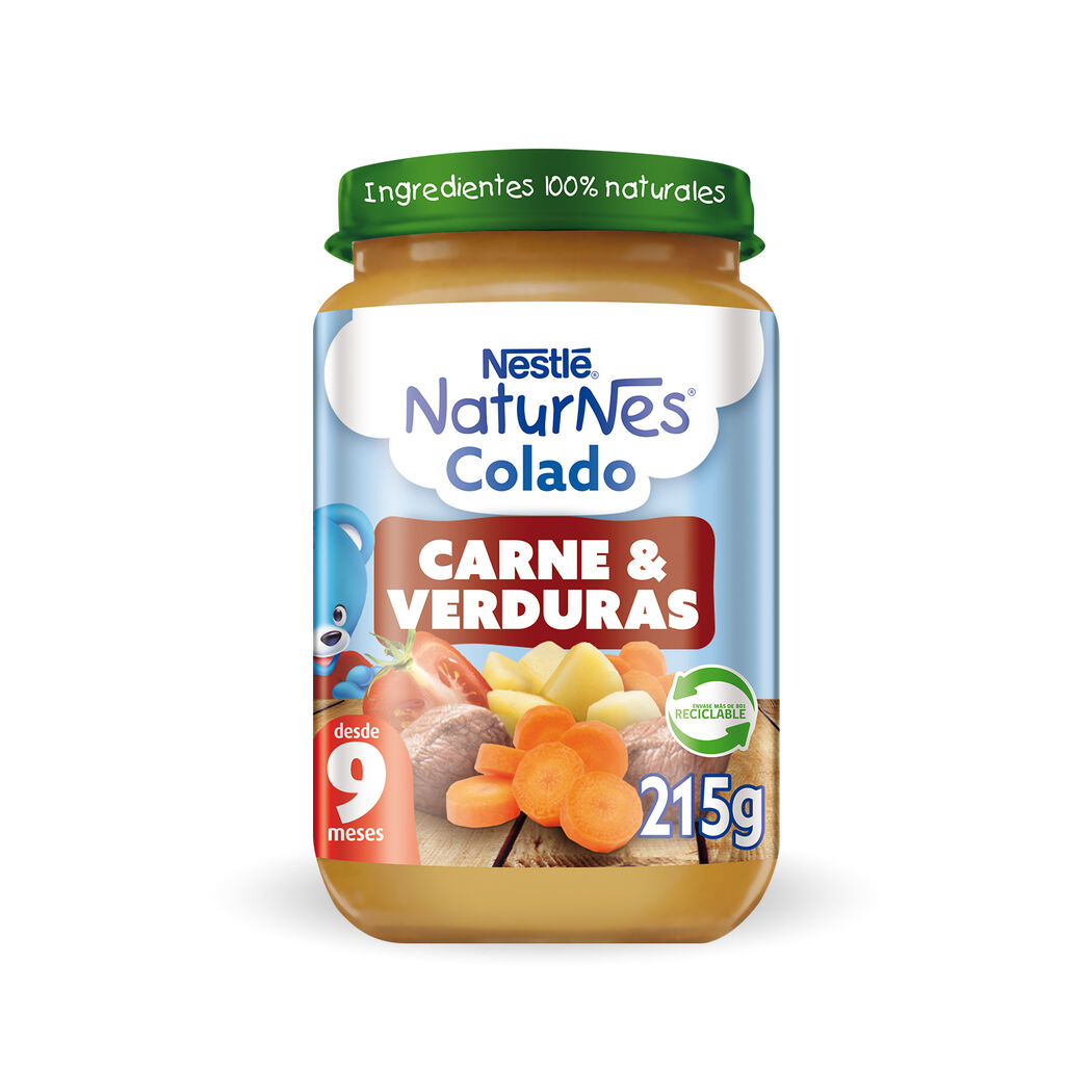 Colado Naturnes Carne y Verduras 215g