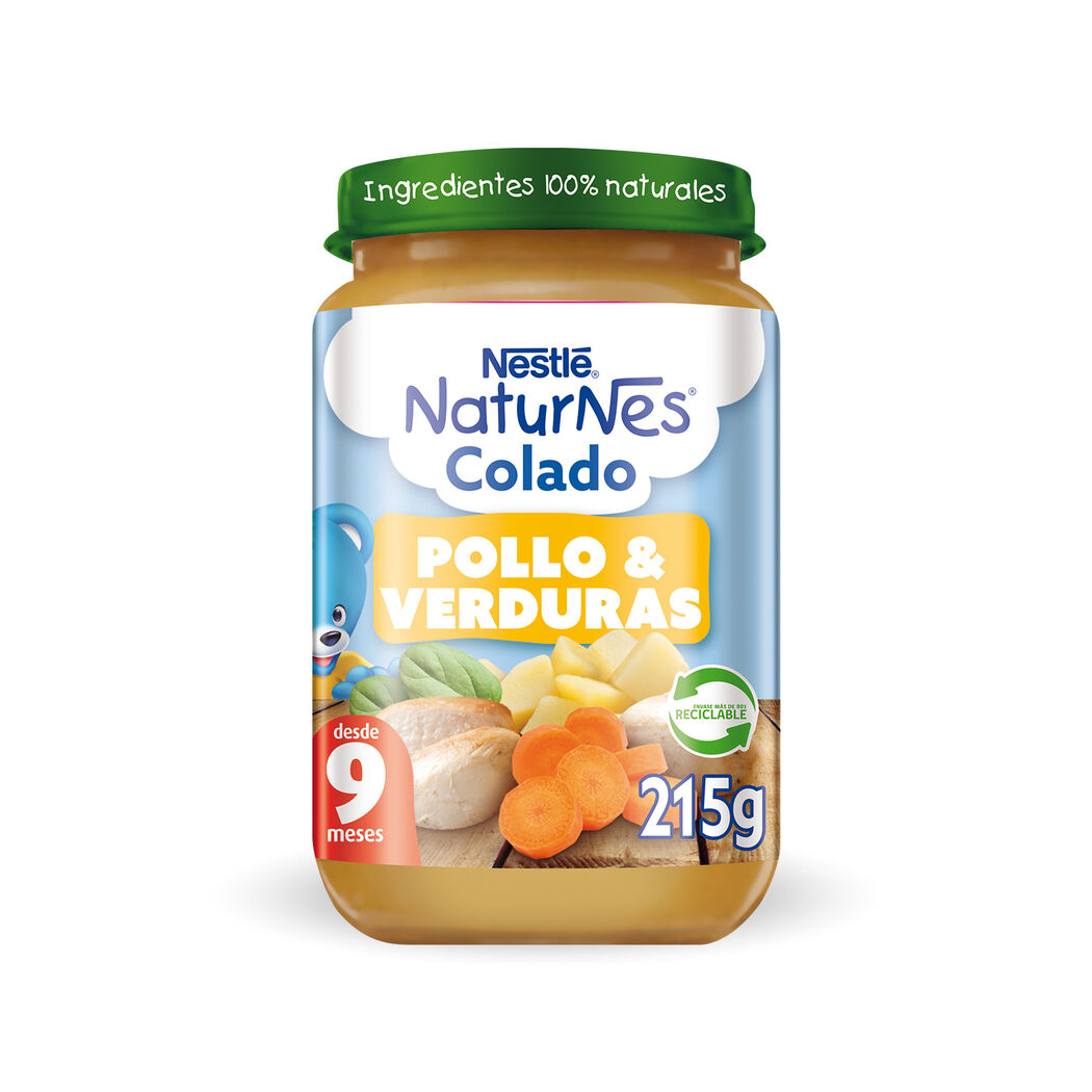 Colado Naturnes Pollo y Verduras 215g
