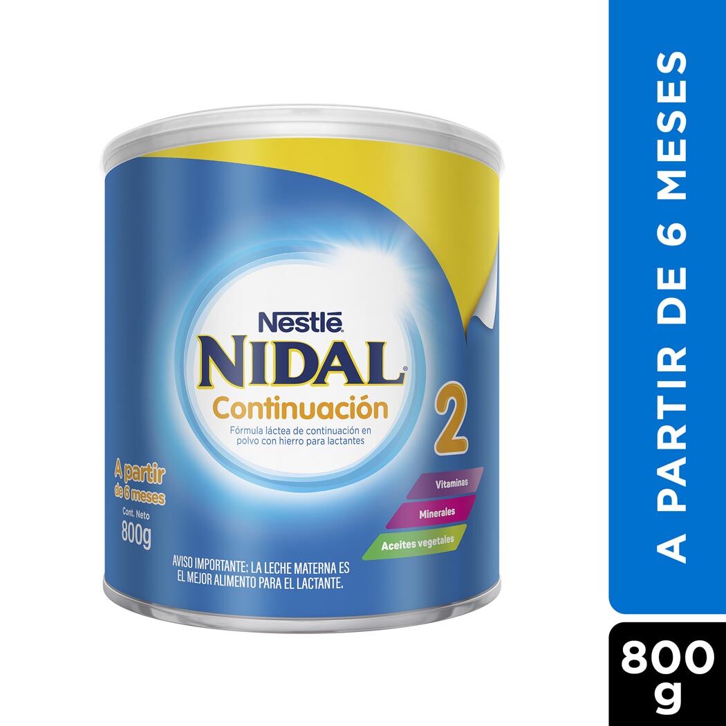 Fórmula Infantil Nidal 2 de 800 grs Nidal | Productos | Salcobrand