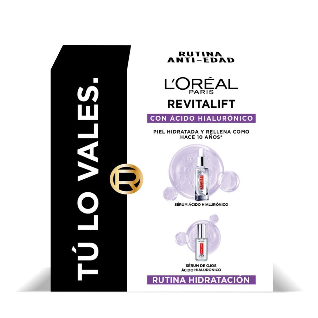 Rutina Serums Ácido Hialurónico: Sérum Ojos + Sérum Rostro