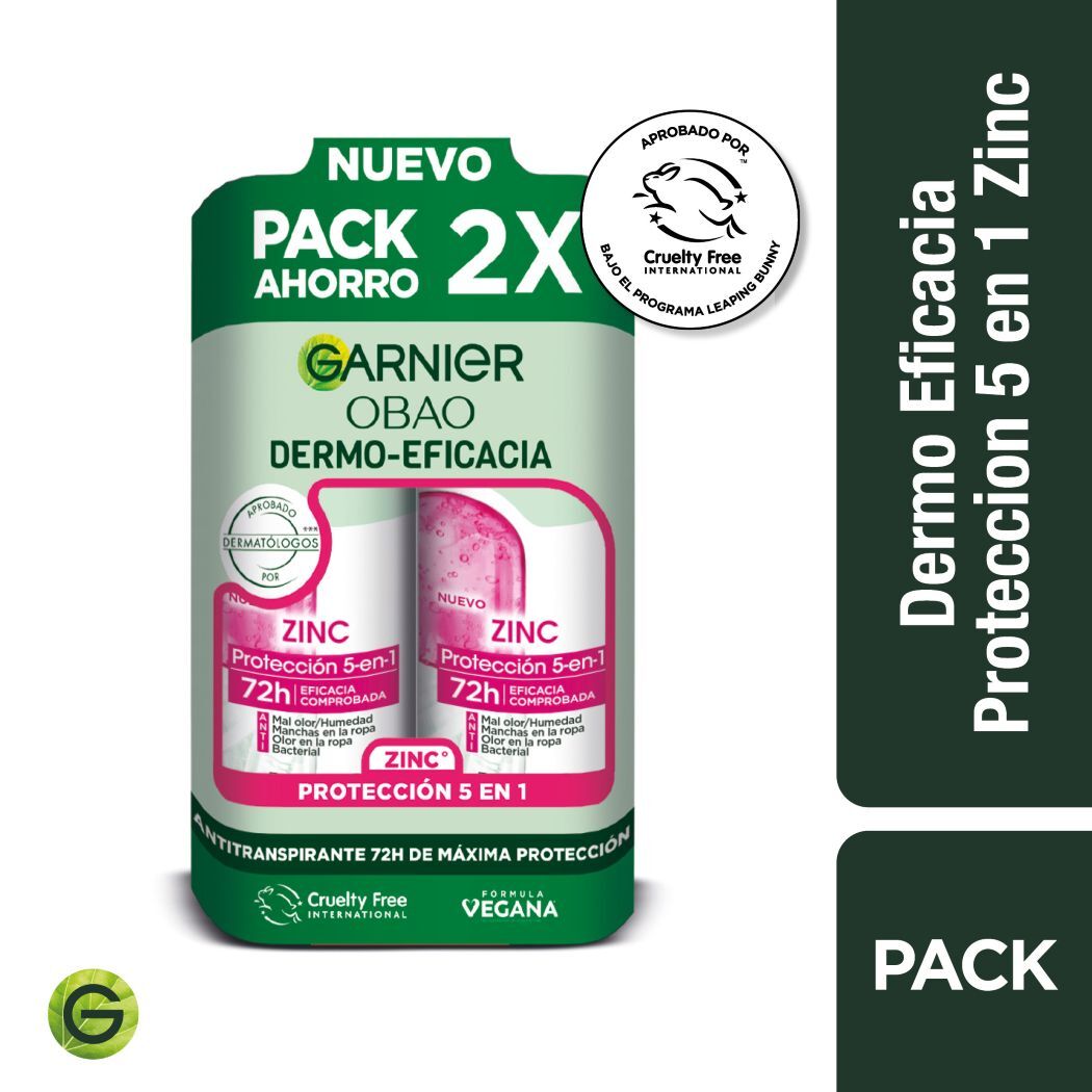 Pack x2 Garnier Dermoeficacia Zinc